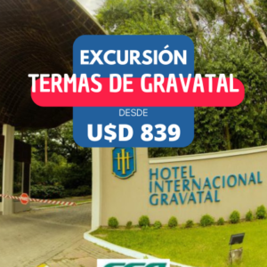 TERMAS DE GRAVATAL - C/PENSION COMPLETA 7 días 4 noches