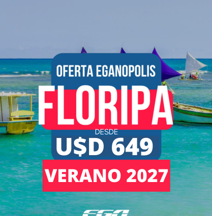 EGANÓPOLIS - VERANO 2027 - 8 DÍAS 5 NOCHES