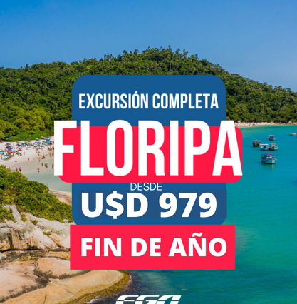 FLORIANÓPOLIS COMPLETISIMO - FIN DE AÑO - 8 DÍAS - 5 NOCHES