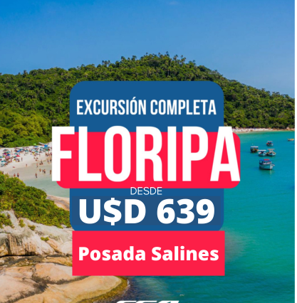 FLORIANÓPOLIS COMPLETISIMO - VERANO 2027 - 8 DÍAS - 5 NOCHES