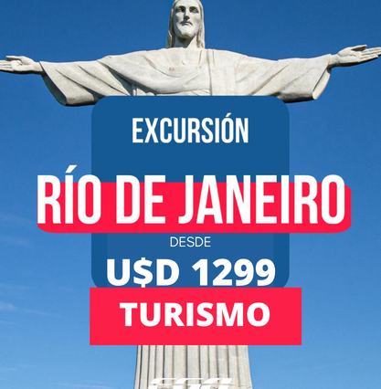 RIO DE JANEIRO - TURISMO 2027 - 12 DIAS 7 NOCHES