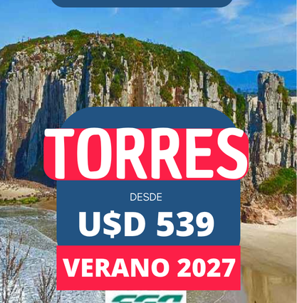 TORRES - VERANO 2027 - 7 días 4 noches