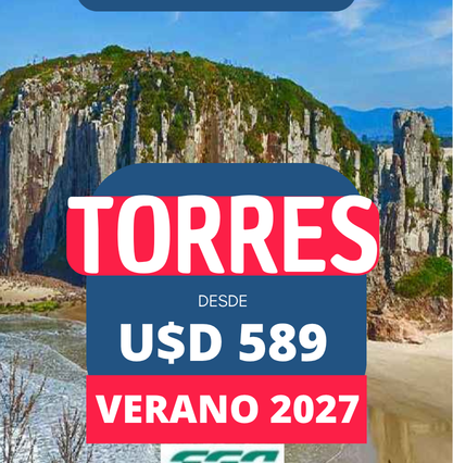 TORRES - VERANO 2027 - 7 días 4 noches